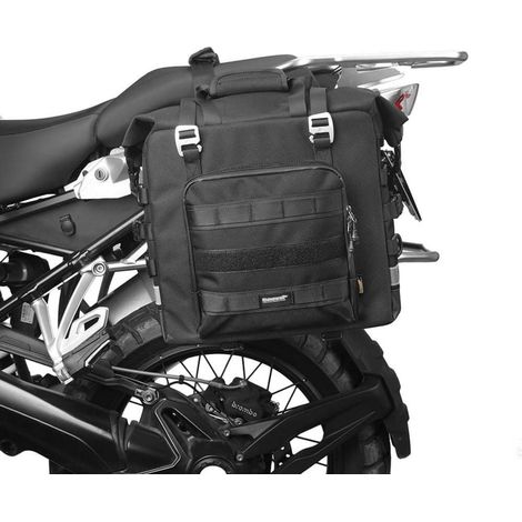 Motorrad Satteltaschen wasserdichte Schnellverschluss Schwarz 25l 25L (1/5)