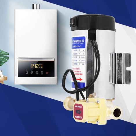 Pompe de surpression automatique domestique en acier inoxydable 220V 100W pour conduite d'eau du robinet (1/5)