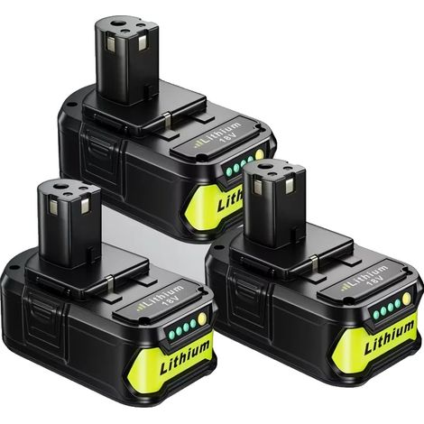 Batterie Lithium, 18V, Capacité 8000mAh, RYOBI 18V 8.0Ah 3PCS-a, 18V-b (1/2)