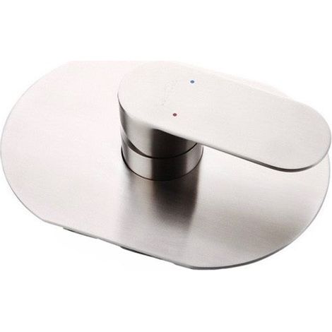 Mitigeur pour douche encastré en acier inoxydable (1/2)