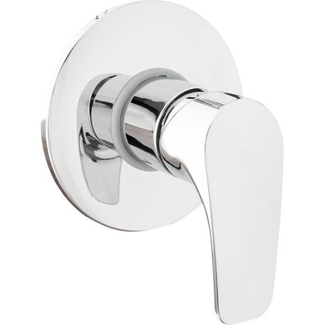Mélangeur de douche SAT Project avec corps de mélangeur chromé SATBSPRO210