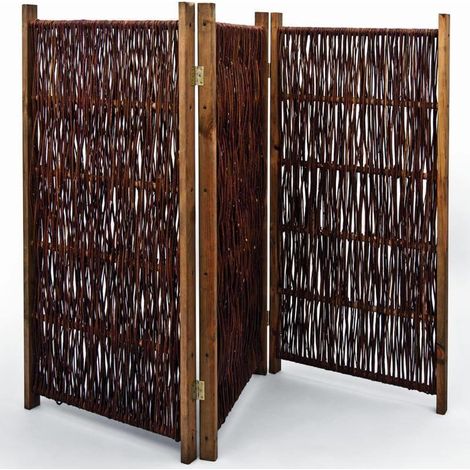 Weiden-Paravent B 180 x H 120 cm 3teilig (1/5)