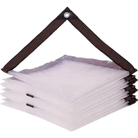 Bâche transparente ultra-résistante 24m pour abri de plantes et de camping (1/5)
