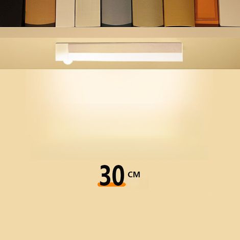 Kit base per mobiletto a LED con sensore di movimento, dimmerabile, luce decorativa da cucina, installazione senza attrezzi, luce notturna per lo studio, installazione piccola e portatile, confezione 