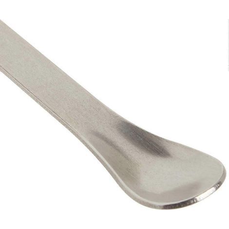 Cuillère pour bébé 2 en 1, manche en silicone et acier inoxydable, long manche pour faciliter l'alimentation, compatible lave-vaisselle