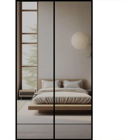 Moustiquaire Porte Fenetre Magnétique 50x50cm Polyester Aimantée (1/5)