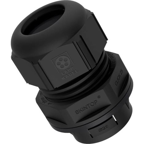 lapp Kabelverschraubung SKINTOP-CLICK-12 Ø 12,3mm schwarz UV-beständig IP68