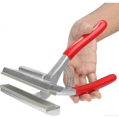 Pince à ressort pour tension de toile, outil large en alliage métallique pour meubles avec poignées rembourrées pour cadres et châssis en bois-AquaForge (1/5)