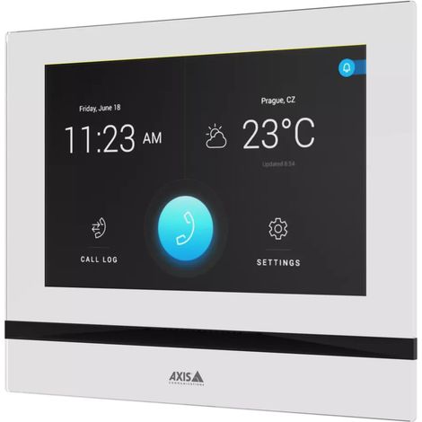 Interphone de contrôle d'accès AXIS I5304 pour intérieur, blanc (1/3)