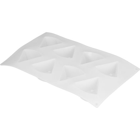 Silikonform mit 8 Mulden für Käsekuchen, DIY-Backform, Antihaftbeschichtung für Mousse, Schokolade, Kekse, Gebäck und Desserts (1/5)