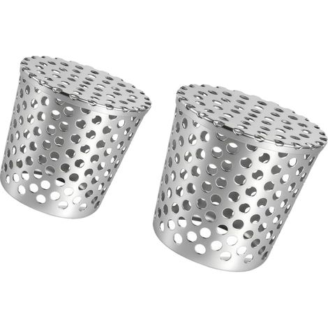 2 pcs Filtres De Gouttière en Acier Inoxydable,Filtre Gouttière À Mailles,Grille Protection Anti Feuille 75 mm,100 mm,pour Piscine,Toit,Jardin,écoulements de Toits Plats,Descentes Pluviales (1/5)