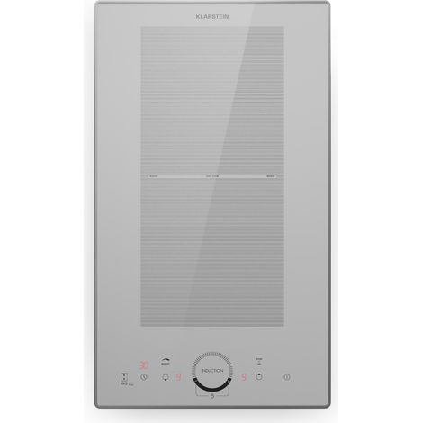 Klarstein Delicatessa Slim Domino, Piano Cottura a Induzione, 3500W, Timer