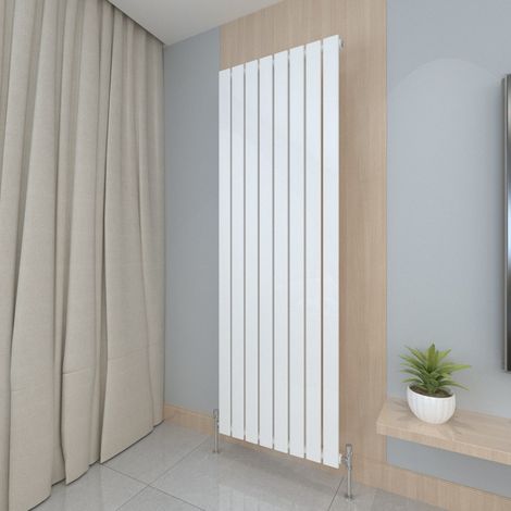 T&K Vertical White Double Radiator Flat Panel Designer 1600x544mm Modern Central Heating Rads (1/5)