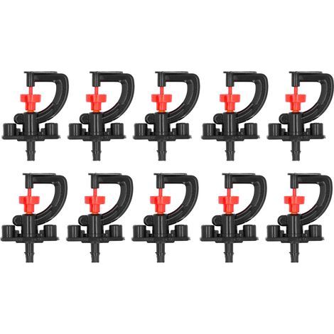 Buse de pulvérisation à réfraction Type G, Micro buse rotative, arrosage pour serre, 10 jeux (1/5)