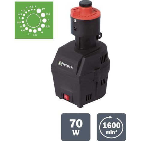 affilapunte elettrico ribimex per punte trapano in metallo 70w (1/4)