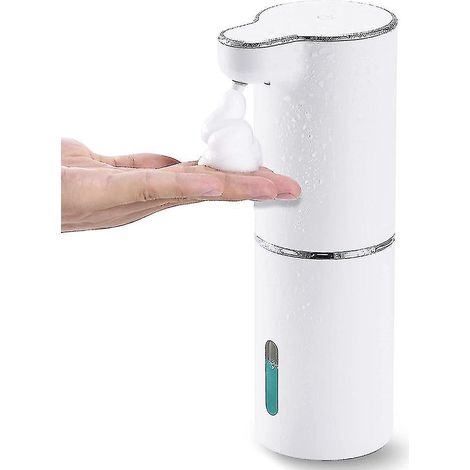 Schaumseifenspender, 300 ml, automatischer, berührungsloser Seifenspender, nachfüllbar, für Küche und Bad. (1/5)