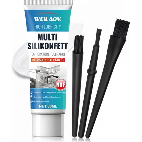 Graisse Alimentaire Machine a Cafe, Silicone Alimentaire, 80 ML (1/5)