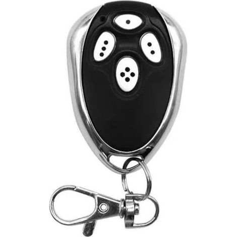 Télécommande sans fil à code roulant 433 MHz pour portes de garage et barrières – 2 canaux, batterie intégrée, portée jusqu’à 50 m, compatible avec moteurs standard yun (1/2)