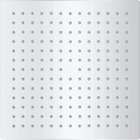 Maison Exclusive - Soffione per Doccia a Pioggia 2pz Acciaio Inossidabile 25x25 cm