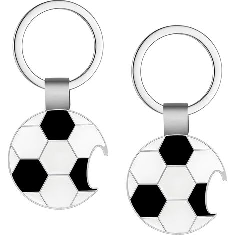 Porte-clés décapsuleur Coupe du Monde de football - Cadeau haut de gamme en alliage de zinc pour les fans de football, avec languette d'ouverture, souvenir sportif idéal pour les soirées bière, les (1/5)