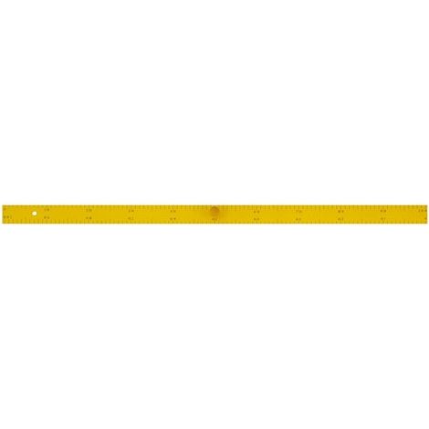 Wonday 3701254703477 Règle plate jaune 1 mètre
