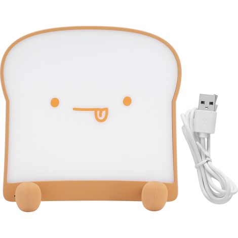 en forme de pain avec chargement USB et minuterie veilleuse (1/2)