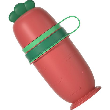 Tragbares Baby- und Kinder-Töpfchen, Urinal, sturzsicher, verschleißfest, auslaufsicher, Notfalltoilette für Kinder, Rot (1/5)