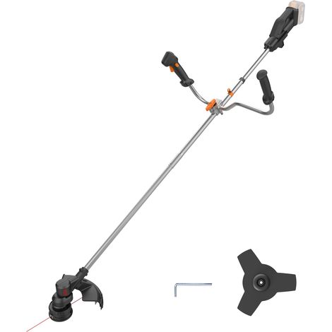 Débroussailleuse 20V WORX - WG082E.9 (largeur de coupe 30 cm en mode fil et 25,5 cm en mode lame, sans batterie ni chargeur) (1/5)