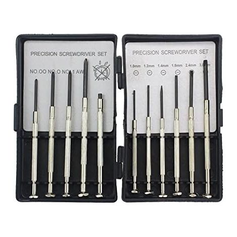 11pc Tournevis pour ordinateur portable Lunettes en forme de téléphone portable Tool Kit de réparation pour montre de qualité première
