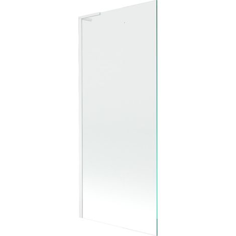 Mexen Next L mampara de ducha de 1 hoja 80 x 150 cm, transparente, blanca - 895-080-000-03-00-20 (1/5)