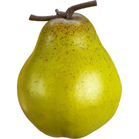 Poire fruit artificiel H 9 cm et 8 cm Superbe poire conference (1/3)