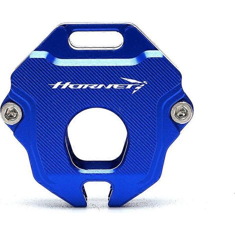 Étui de protection pour clé en aluminium CNC pour moto HONDA CB750 CB 750 HORNET CB750 2023 - Couleur : Bleu (1/4)