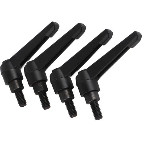 4 Poignées de Serrage Métalliques Réglables Filetage Mâle M8 (16mm) pour Machines - Lot de 4 (1/5)
