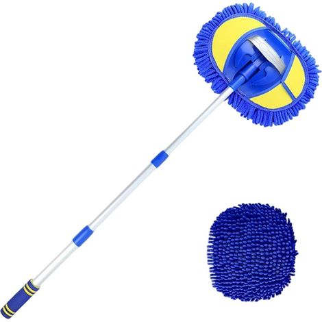 Brosse de Lavage de Voiture, Camion, Verre, serpillère de Lavage de Voiture, plumeau rétractable pour Lavage de Voiture, éponge Heinel, ne Raye Pas la Peinture de la Voiture, kit de Nettoyage de (1/5)