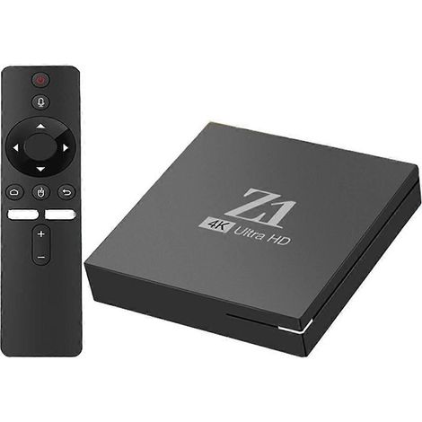 Boîtier TV intelligent Z1 Android Dual WiFi 2 Go de RAM 16 Go de ROM Lecteur multimédia 3D Décodeur 4K Prise US (1/4)