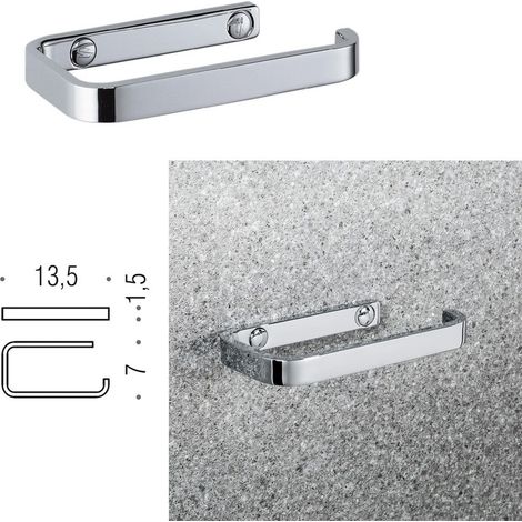COLOMBO DESIGN Time porta rotolo reversibile cromato codice prod: W42080CR (1/6)