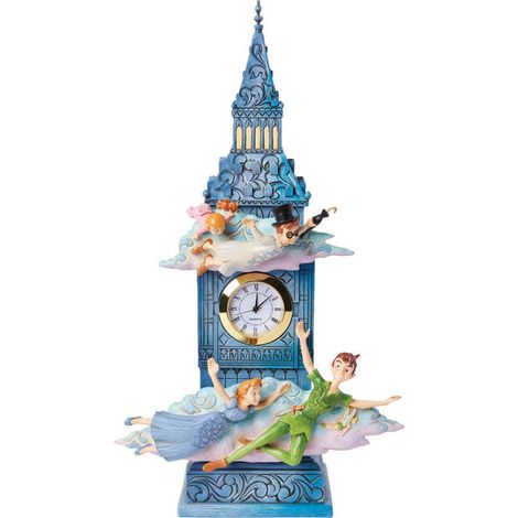 Jim Shore Orologio Peter Pan Big Ben Disney Traditions Statuetta Resina 26 cm