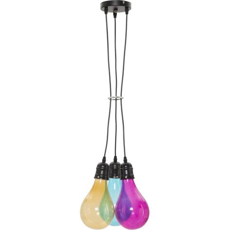 LAMPADARIO OKLAHOMA 3 LUCI CM 25X135 (VETRO 3,5)