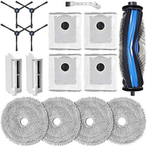 Zubehörsets für den Ecovacs Deebot Mini Staubsauger: Hauptbürste, Reinigungstücher, Filter, Staubbeutel, Seitenbürsten (1/5)
