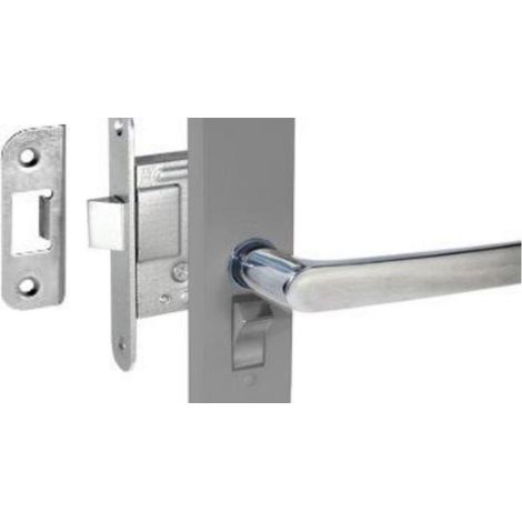 Loquet no-name latch with polished handle type WC 70x65x22 mm
