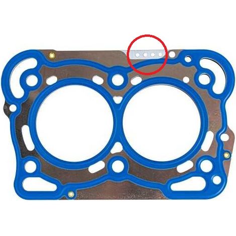 JOINT DE CULASSE ORIGINE - 4 ENCOCHES - MOTEUR LOMBARDINI DCI 492 DCI 442 HDI 480 (1/3)
