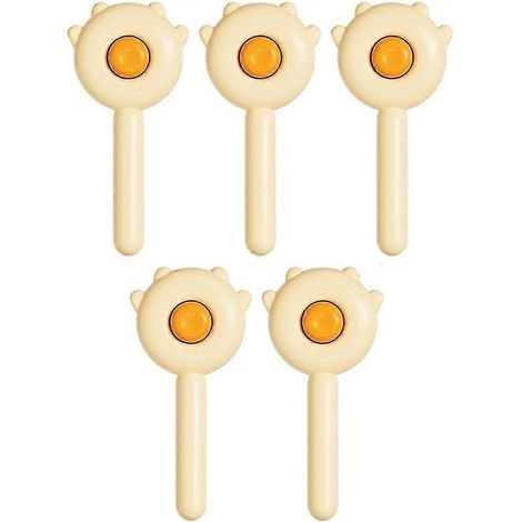 Brosse de nettoyage pour poils d'animaux, brosse de toilettage pour poils longs ou courts, brosse de massage pour animaux à poils longs ou courts, brosse autonettoyante (1/5)