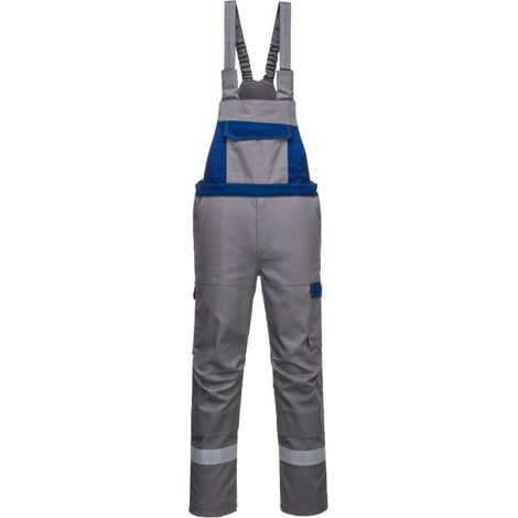 Giacca con bretelle Bizflame Ultra Bicolore Grigia 2XL (1/2)