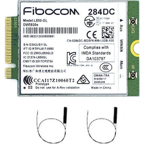 L850-GL 4G Modul DW5820e 0284DC 284DC WWAN 4G Netzwerkadapter für DELL Laptops