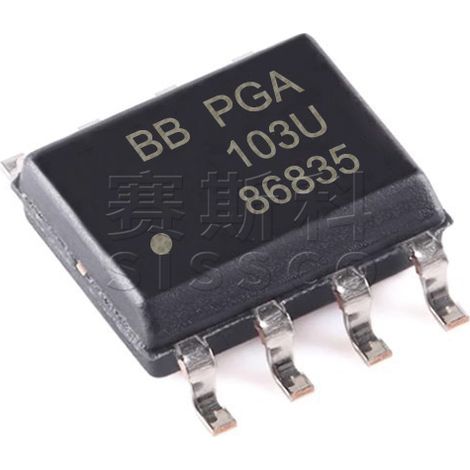 Electronic components, chips and electronic parts PGA103U (with nomenclature UAF42AU), 5 units per pack.