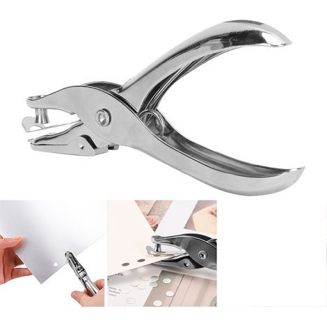 Perforatrice ronde en acier pour la maison, le bureau ou les blocs-notes en cuir. Outil de perforation pour blocs-notes et sangles.-AquaForge (1/5)