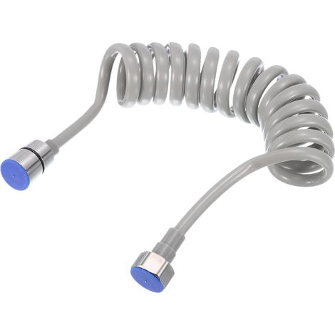 Flexible de douche Sourcing Map, télescopique 2 mètres avec raccord en acier inoxydable 304 pour
