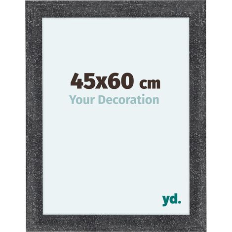 yd. - Cadre photo 45x60 - Gris Patine - MDF - Como (1/5)