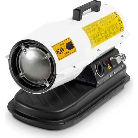 Trotec – Canon à air chaud au fioul 20 kW – Débit 550 m³/h – Réservoir 12 l – Thermostat intégré – Pour chantiers et agriculture - IDE 20 D (1/5)