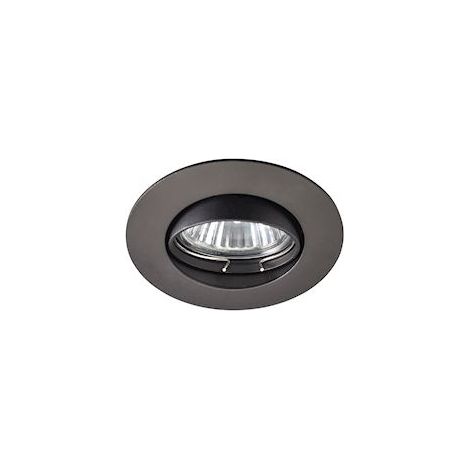 spot encastrable - rond - europole be better - culot gu10 - noir - orientable - bague - europole 2315